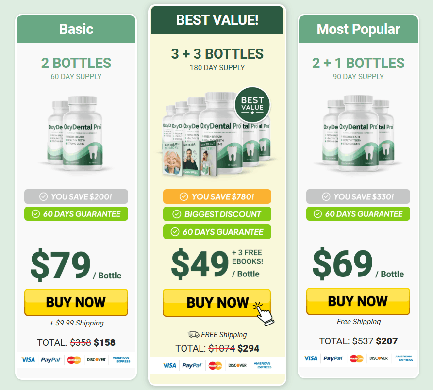 OxyDental Pro - Limited time special pricing